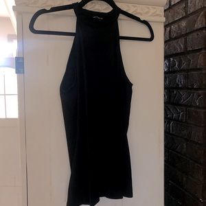 GUESS Black fitted tank top